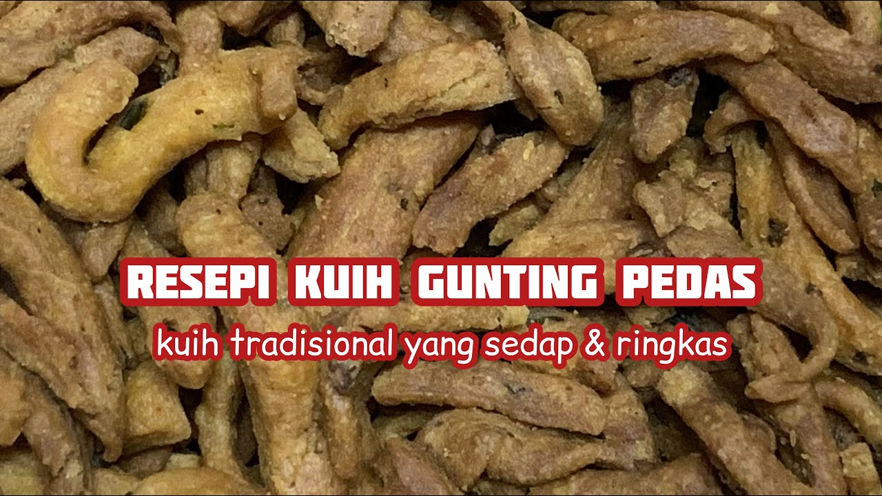 Resepi kuih gunting tepung bestari