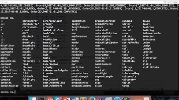 Scala Collections - basic operations such as map, filter, reduce