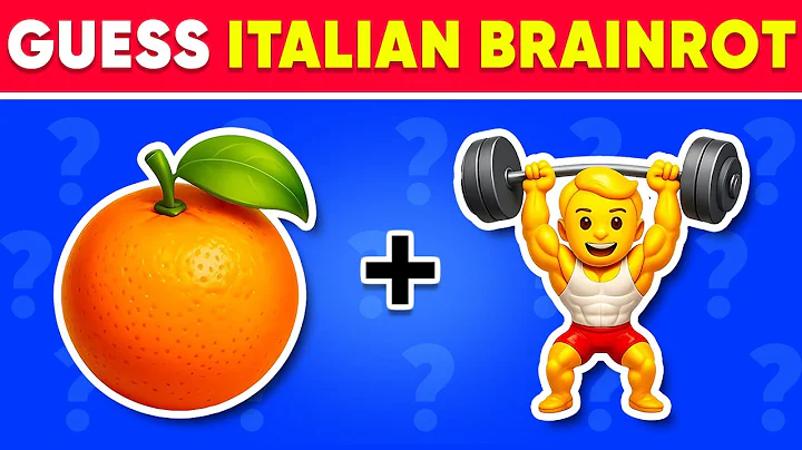 Guess the ITALIAN BRAINROT Memes by Emojis 🧠😎 Brainrot Quiz | U Din Din Dun, Tung Tung Tung Sahur