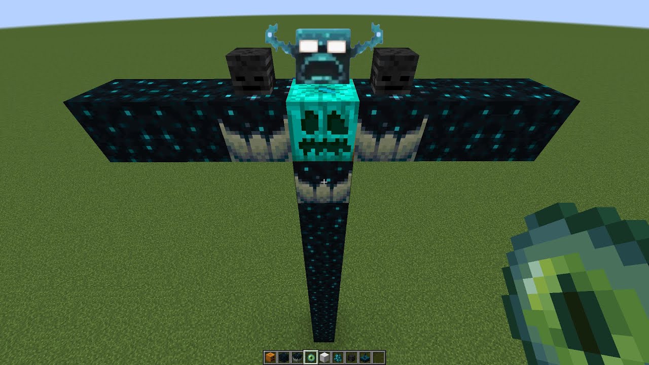 what if you create a WARDEN LONG WITHER in MINECRAFT - YouTube