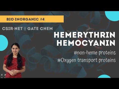 Hemerythrin | hemocyanin | structure and functions | Chemicos academy
