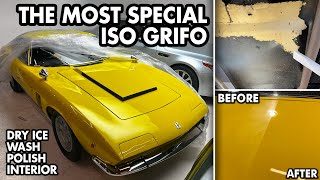 50years under cover! Super RARE Iso Grifo DETAILING - Dry Ice Cleaning & Polish