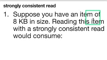 DynamoDB Read Capacity Units (RCU) and Write Capacity Units (WCU) - V1