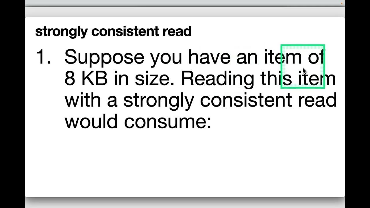 Dynamodb read capacity units rcu and write capacity units wcu youtube