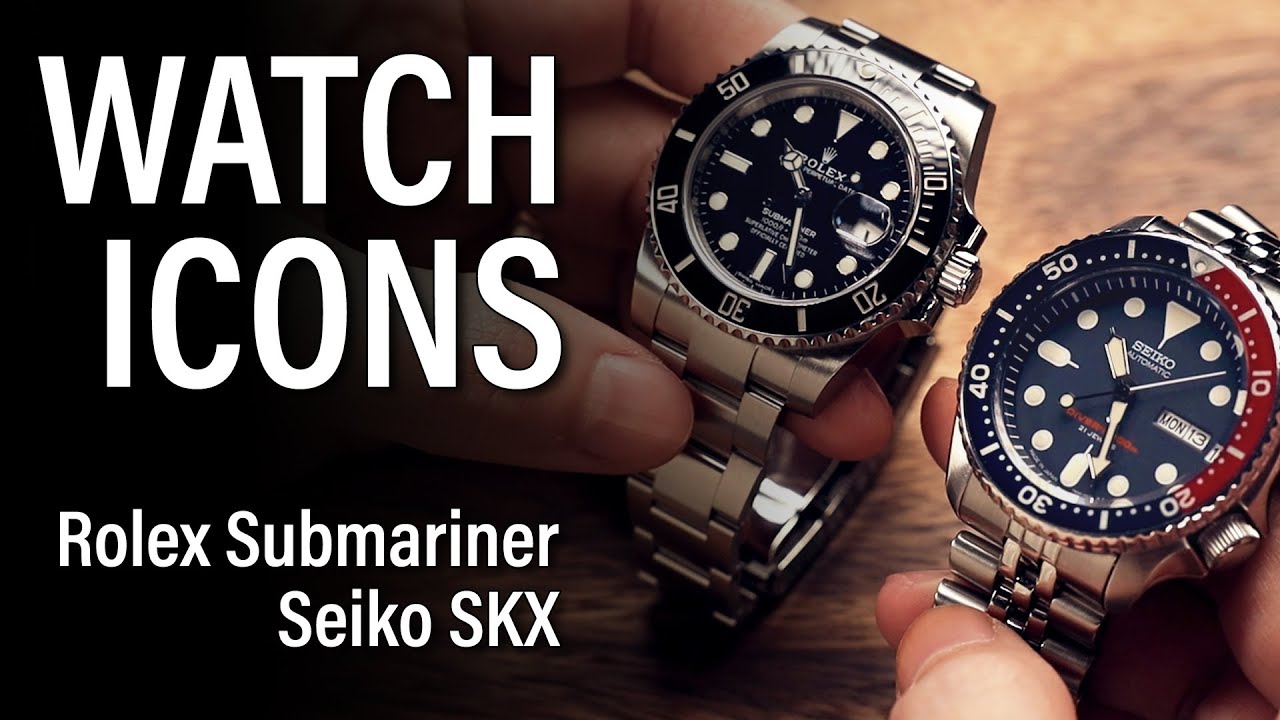 Watch Icons: The Rolex Submariner and Seiko SKX - YouTube