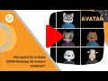 Wie kannst Du in Deine ZOOM Meetings die Avatare einsetzen?