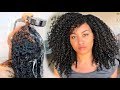 QUICK Natural Hair Wash Day Routine For Defined Curls! ⎜ Shingling Method