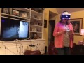 Mom mistakes playstation vr for real life