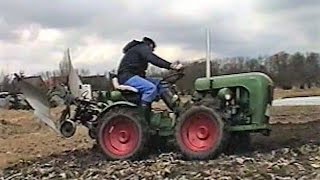2 - Holder A12 beim Pflügen | Allrad Traktor Knicklenker | Tractors Ploughing | Tractor Plowing