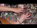 HUGE large bags of estage vintage jewelry...lot of sterling 925 silver at the end of haul
