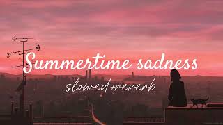 Summertime sadness (slowed+reverb) || Lana del rey ||