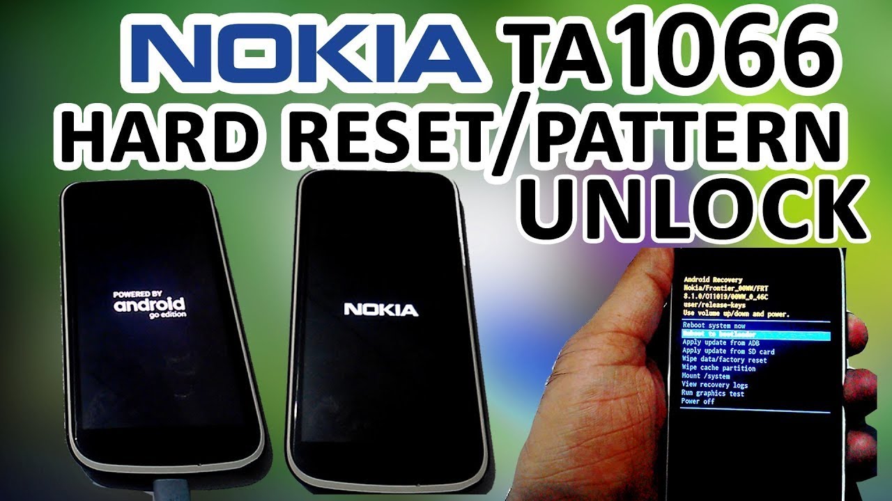 Nokia TA 1066 Hard Reset || How To Unlock Pattern Lock, Pin Lock Nokia TA 1066