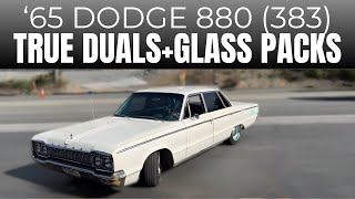 1965 Dodge 880 V8 (383) w/ True Duals & Glass Packs!