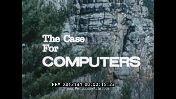 " THE CASE FOR COMPUTERS "  1980s IBM SYSTEM/36  PERSONAL COMPUTER   BILLING SYSTEM XD13134