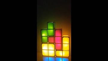 Tetris Lamp! (Coolest lamp ever!)