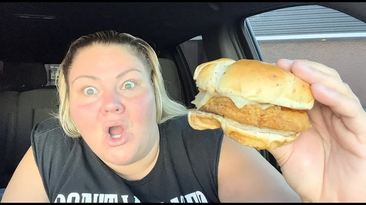 Trying the new Mozzarella Chicken Sandwich (REVIEW!!!)