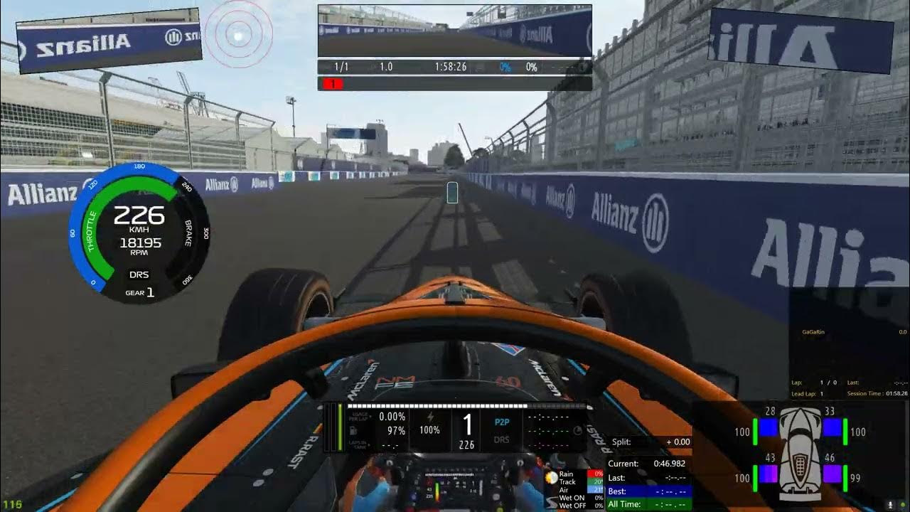 What if Formula E Gen3 car loses power and the rear brake doesn't work