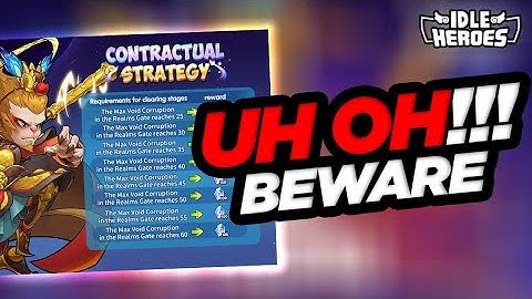Idle Heroes - UH OH!!! Make Sure You Do This for Next Week