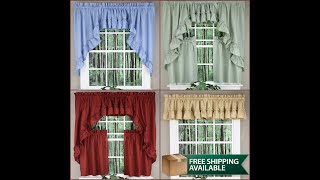 Stacey Ruffled Country Curtains