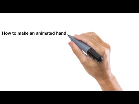 How to make an Animation of a Hand Writing or Drawing on Something