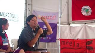 FORO MERCOSUR ECONOMÍAS TRANSFORMADORAS / Claudio Alvarado Lincopi, Comunidad de Historia Mapuche
