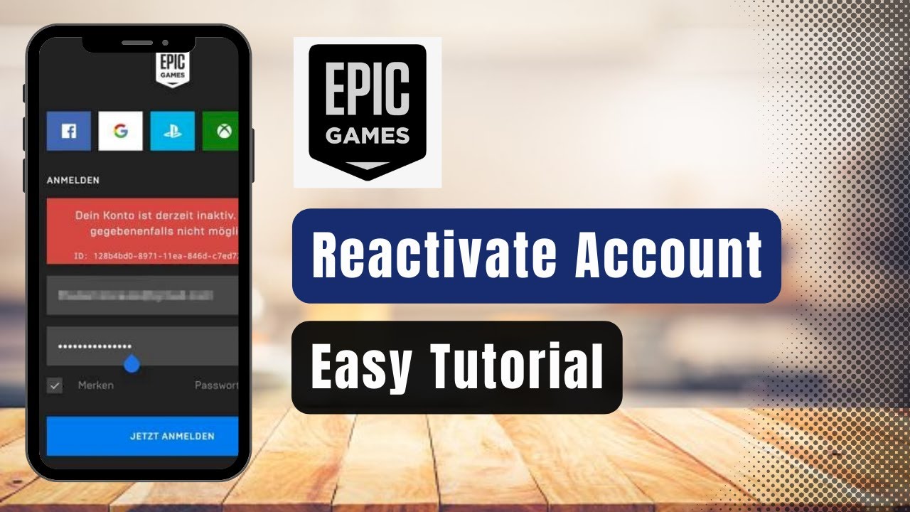 Disse gradvist Perth How do I reactivate my Epic Games account?