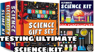 Unboxing and testing the ultimate science kit from Einstein box|| Apple’s edutainment ||