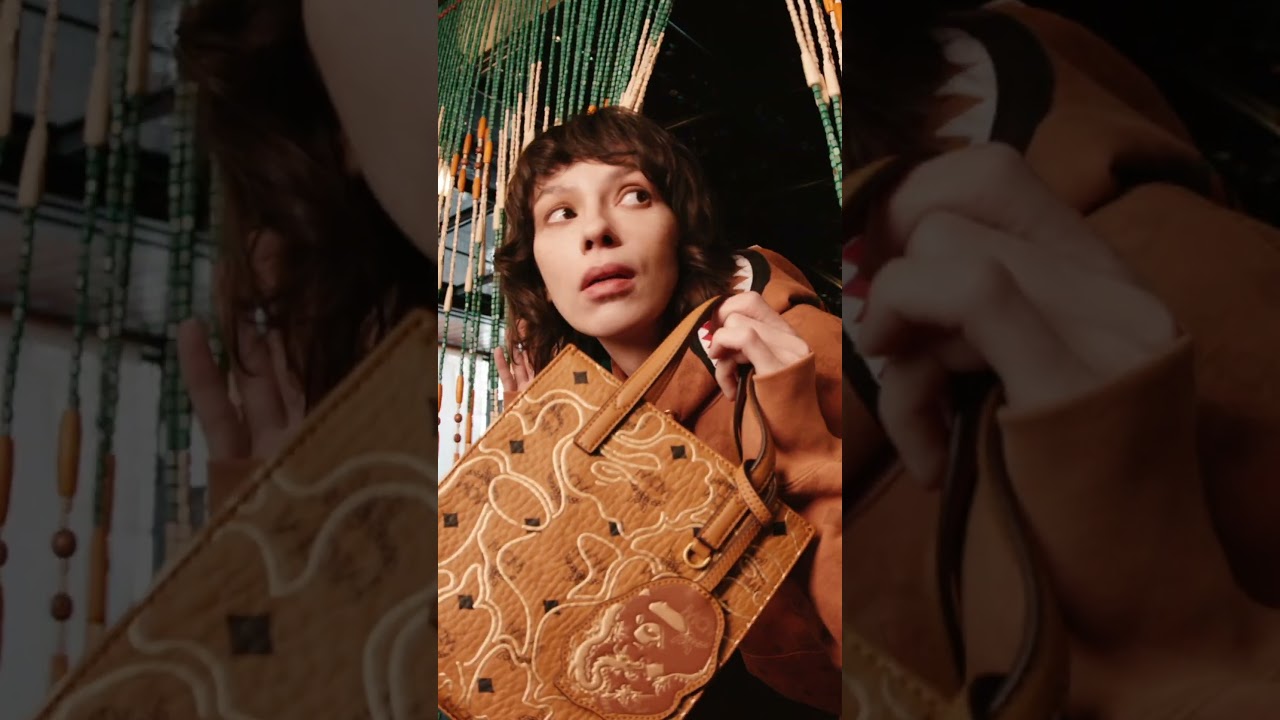 Get in. The limited edition MCM x BAPE® capsule is here.