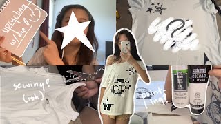 upcycle my clothes w/ me!!