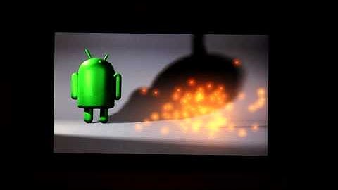 Custom Android Boot Animation - "Android Destroys Apple" (Full-screen)