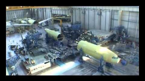 Amazing Time-lapse of the final Assembly line - Airbus A330