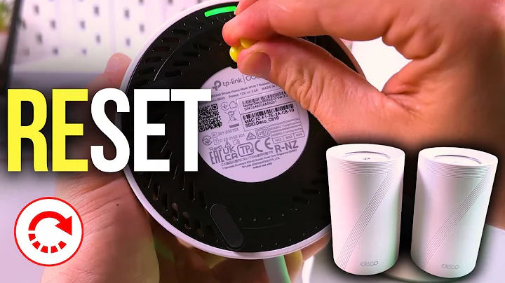 How to Reset TP-Link Deco BE65 - Easy and Fast