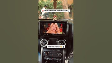 Watch Netflix in Mahindra Thar📱😮#mahindrathar #thar #tharandroid #tharstatus