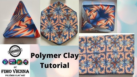 Fireworks cane, Polymer Clay Tutorial
