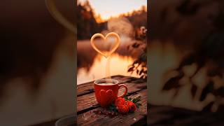 Heart-Shaped Coffee Steam | Relaxing Jazz Violin Ambience & Cozy Café Vibes ☕🎻❤️