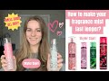 How To Make Your Scents Last Longer / Smell Good ALL DAY! | Bath &amp; Body Works Fragrance Mists