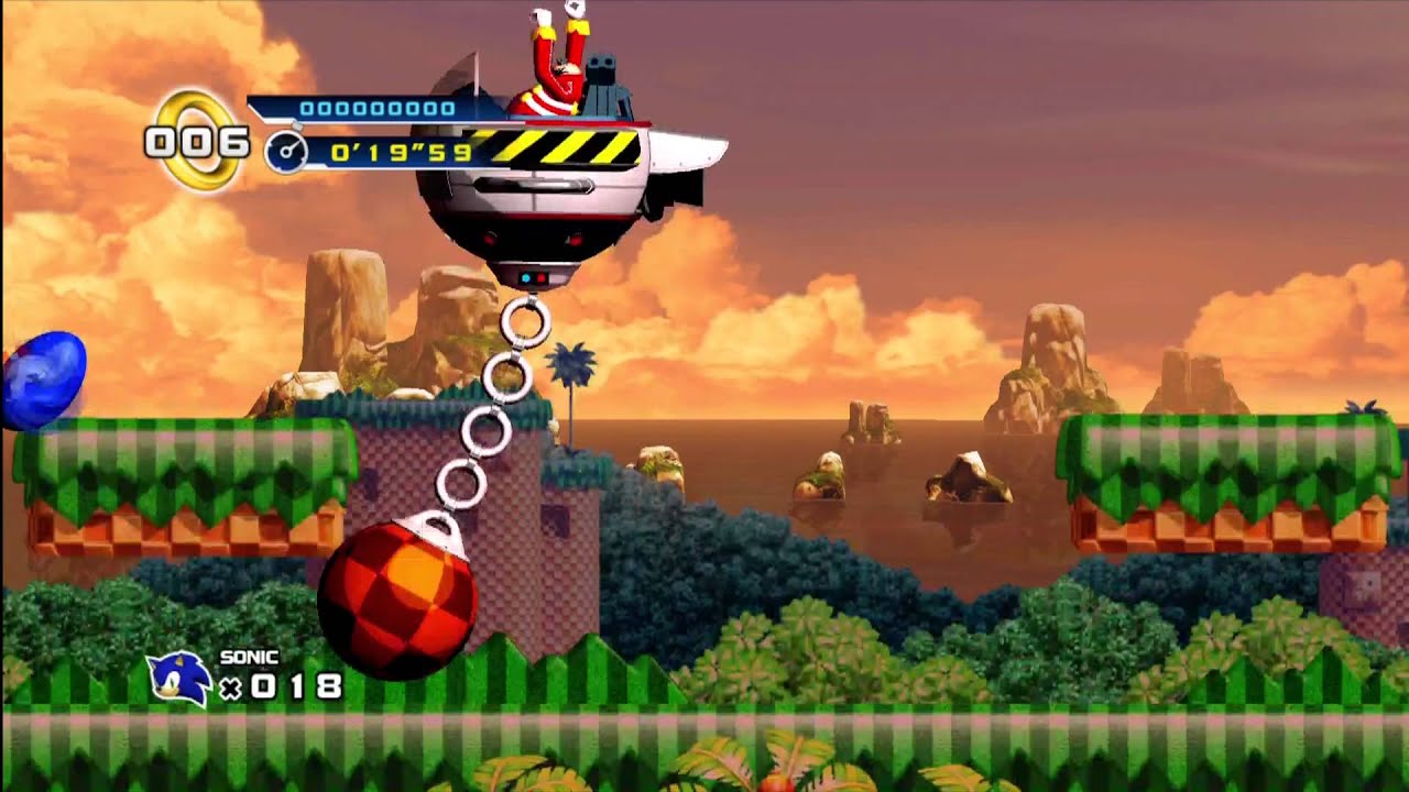 Sonic the Hedgehog 4 Splash Hill Zone Boss [1080 HD] YouTube