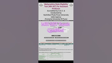 MH SET Result Qualified #setexamresult  #physics #setexam2025
