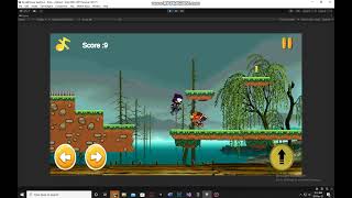 Ninja Run Unity Game screenshot 2