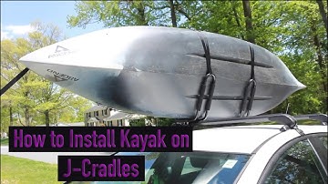 How to PROPERLY Load Kayak onto J-Cradles (On Car)
