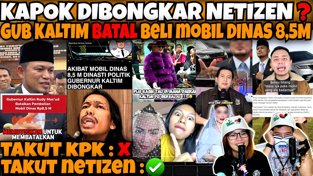 KAPOK🤣SAMA NETIZEN⁉️GUBERNUR KALTIM BATAL BELI MOBIL DINAS 8,5 MILIAR‼️