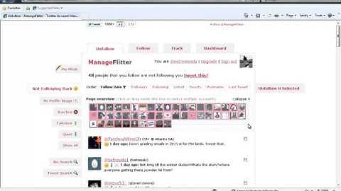 Quickly Unfollow On Twitter With ManageFlitter