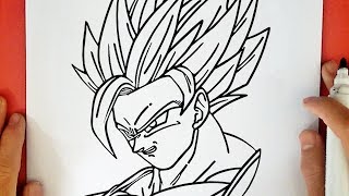 Come Disegnare Goku Super Saiyan 2 Youtube