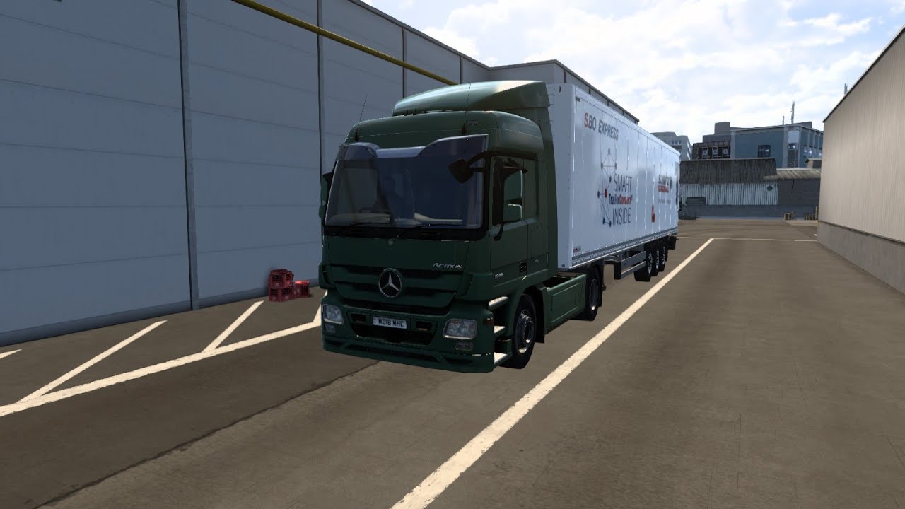 London - Newport | Mercedes-Benz Actros 1848 | ProMods Europe | Euro Truck Sim 2 1.57
