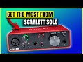 14 tips to get started with the focusrite scarlett solo 3rd gen