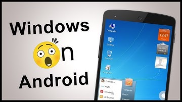 Install windows 7,8,10 or any operating system on your android