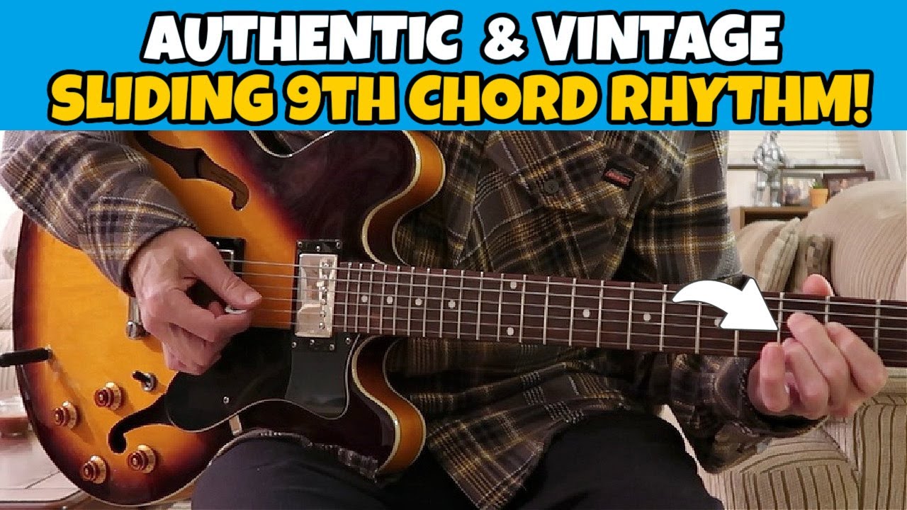 Добавьте скользящие девятые аккорды в свой блюз и звучайте как профессионал!