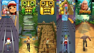 Subway Surfers 🆚 Temple Run 2 🆚 TEMPLE RUN 🆚 Subway Princess Runner 🆚 Jumanji Epic Run screenshot 1