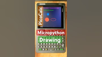 Clockwork PicoCalc: Drawing commands in python #picocalc #micropython #raspberrypi #microprocessor