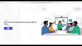 consumr.ai: Focus Groups Walkthrough | Standard Qualitative Research with AI Twins